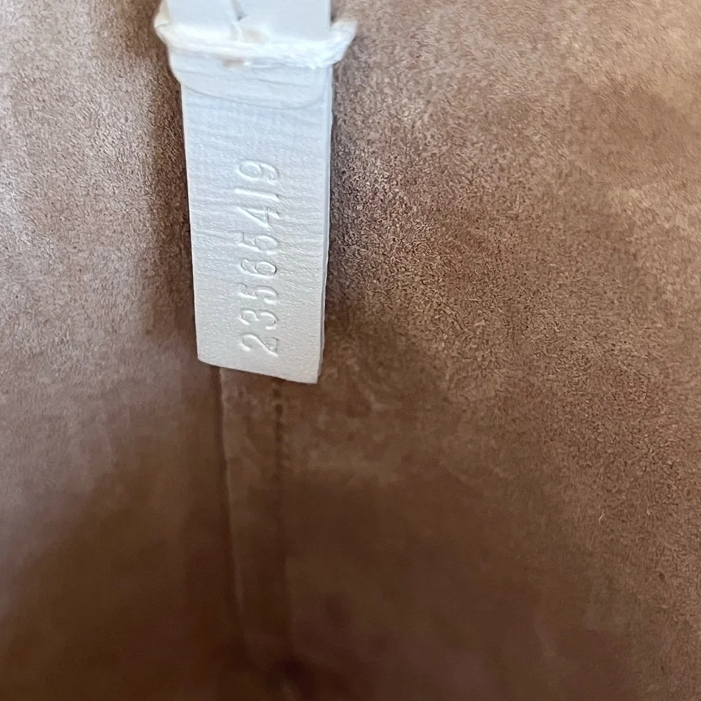 Alaïa Folded Small Leather Tote Bag- Blanc Optique - Picture 14 of 15